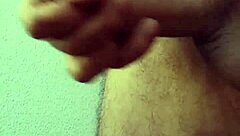 She plays with my cock drool films whole jerk off cum bath