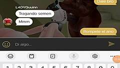 chilena teen squirts hard from double oral cock sucking and black orgasm explosion