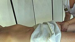 thai massage turns oiled handjob into huge cum explosion for client