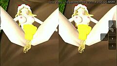 wanna dive into mmd vr game with yukari's monster fantasy boobs and pussy action?