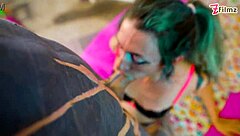 fuck this sloppy tattooed threesome with edon and nemesi on freak cock 😈💦👅