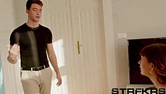 whoa, mia stone rides jimmy buds cock so rough with squirting action