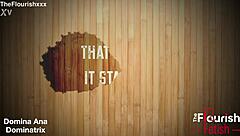 domina ana here trampling my bound subject in latex feeling that erotic bdsm energy flow