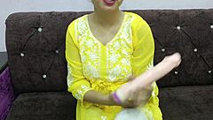 Watch my tight teen pussy squirt hard from fingering with Hindi moans and luxury orgasm.