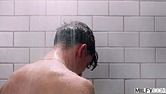 Naughty milf lexi luna seduces horny stud in spa shower then rides him hard! 🚿💦😈