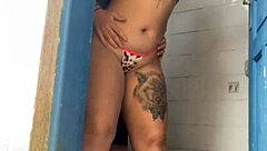 boss lady lures builder alone in toilet for wild vagina fuck session