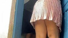 boss lady lures builder alone in toilet for wild vagina fuck session