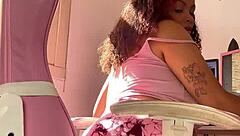 chubby ebony giantess unleashes humiliating farts dominating tiny punished man