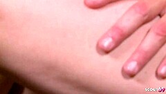 petite blonde penny pax tricked by classmate's big dick alone home