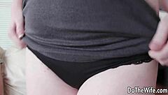 watch this pretty housewife take cock while hubby's cucked hard?