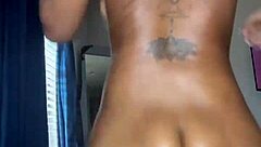 fat black ass twerks wildly shaking that small waist