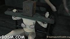 master, watch your bound slut compete in nasty blowjob fucking contest?