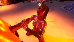 futa succubus pounds young witch pussy doggystyle in 3d ritual cumshot!!