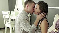 my boyfriend fingers her ass deep then screws it good