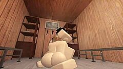 Roblox E-Kitten Takes Brutal Maledom Fucking Domination