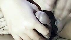 bagetz fumbles first pussy poke in clumsy threesome search