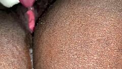 you gotta eat my pussy first before slamming that big black cock in