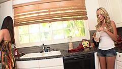 damn, india summer and brett rossi look so hot in lingerie ready for lesbian toy action