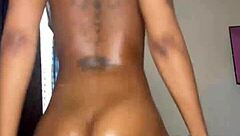 fat black ass twerks wildly shaking that small waist