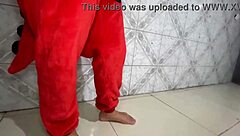 Girlfriend sucks boyfriend until he creampies her tight pussy