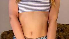 petite teen maiskii rips clothes for wet PUSSY TOY ride and tight orgasm fingering