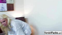 Curious if busty stepmom Britney Amber overpowers Kendall Karson?