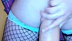 Big Dildo Stretches Tranny Ass For Hard Fisting