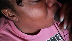 Gagging deepthroat choke on tony gee's massive cock!!