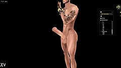 black penis monster zn21 hardcore sex in cartoon shop triggers