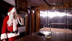 hey she's grinding wildly then takes thick jizz stream