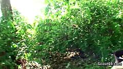 two boys lure petite teen stranger into park fuck for cash!