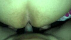 dripping messy cream floods tight pussy!!