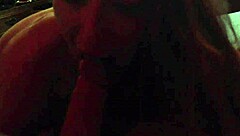 Girlfriend's deepthroat blowjob on cock drives me wild.