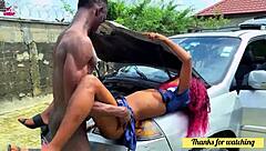 what if local police trade arrest for quick outdoor ebony pussy fuck with pato?