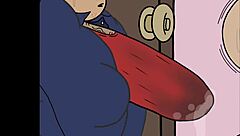 Futanari trio anal assfucking ends in hot cumshots