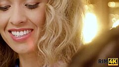 Stranger rims busty Euro ass deep?