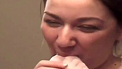 bold pantyhose threesome with femdom feet fetish