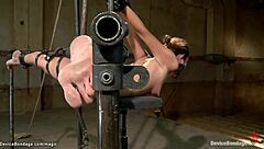 Bound Lesbian Endures Extreme Device Fucking And Pain