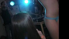 college party girls use dildos for outdoor lesbian play with perfect bodies