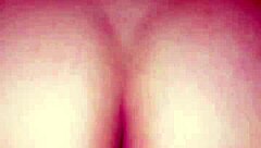 amateur couple sneaks into a hotel room for some private fun time