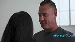 so the milf teacher latina corners the parent with her big ass tits demanding a fuck bribe for extra attention