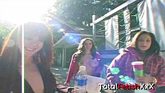 Jessica Right, Kelly Divine And Trinity Post Stumble Into Hood Group Sex Party