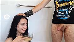 puke slut eva brooks rada brewer swallows pee deepthroats facefucked vomits on huge cock rough