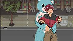 oh man my big tits milf strokes that monster cock with milk toys!!