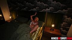 whoa fit tattooed blonde milf is totally loving that huge cock pounding her 😍💦🔥