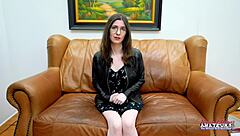 Skinny nerd hazel oconnor rims juicy cock pov deep