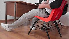 Finally fucking my classmate student in living room after she locks the door