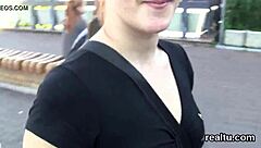 flawless czech teen strips teased in shop then takes huge cock pov anal pounding