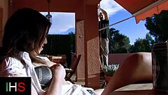 hey 😏 horny teen slut gets her shaved pussy and ass pounded poolside, squirting everywhere!!