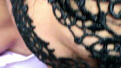 chinese wife pours yogurt on hubby's cock and licks it clean 😋